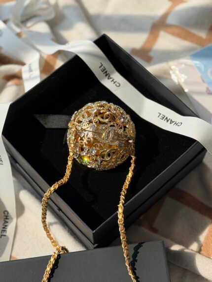 Chanel Crystal Orb Minaudière Bag