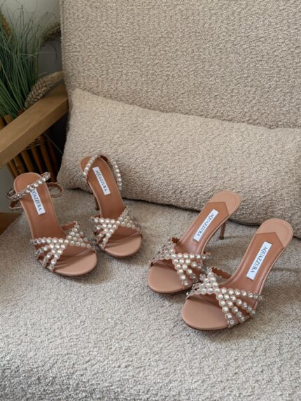 Aquazzura Crystal Sandals