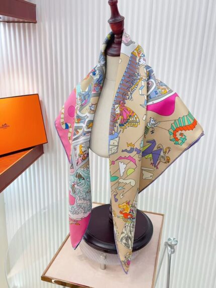 Hermes Silk Scarfs