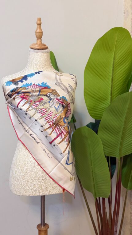 Hermes Silk Scarf