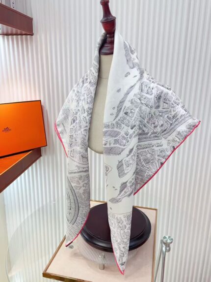 Hermes Silk Scarf