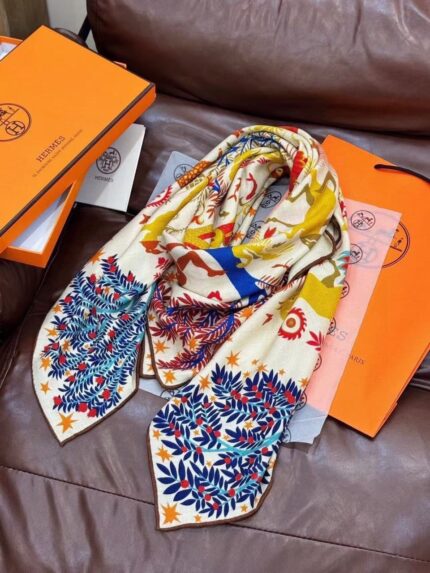 Hermes Silk Scarf