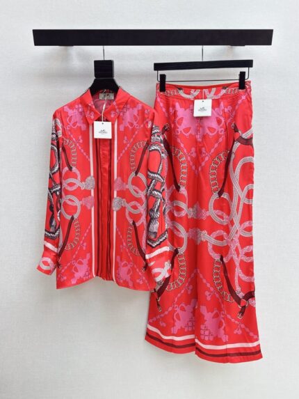 Hermes Silk Co-ord Set
