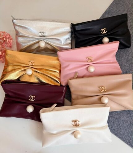Chanel Pearl Twist Clutches