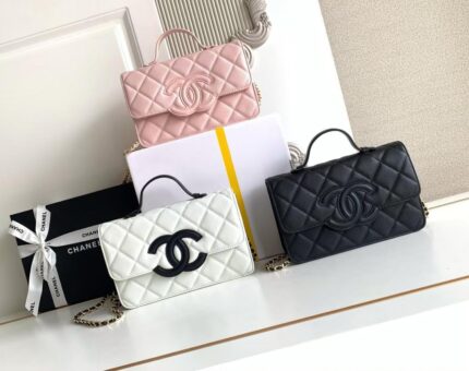 Chanel Quilted Top Handle Bags