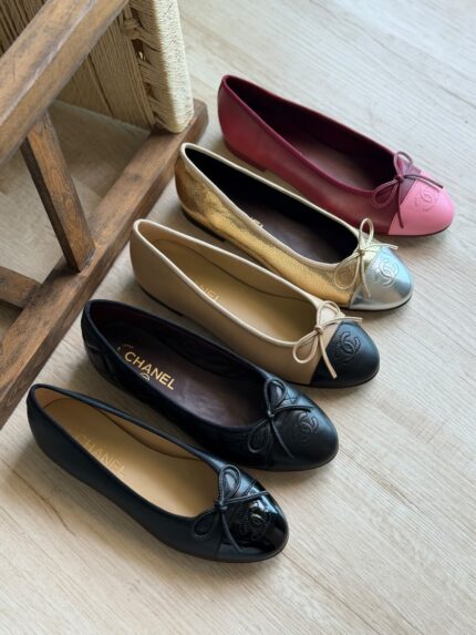 Chanel Classic Two-Tone Ballerina Flats