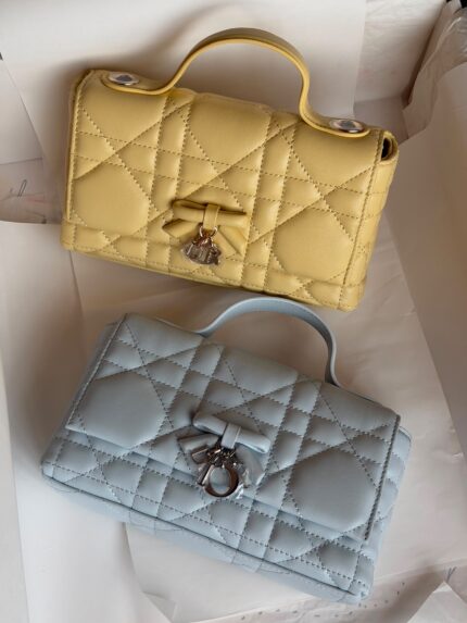 Christian Dior Quilted Top Handle Bags