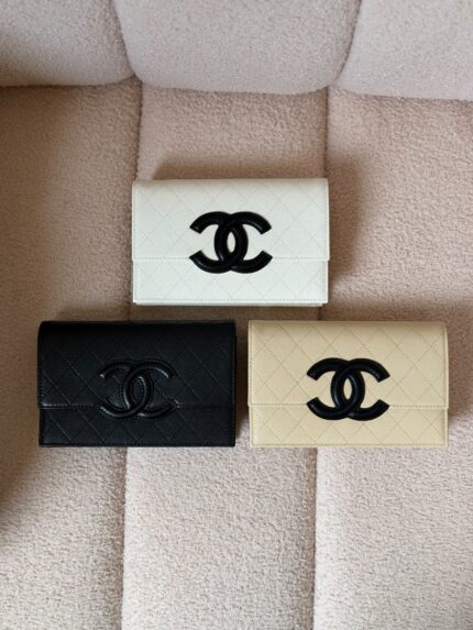 Chanel CC Quilted Long Wallets