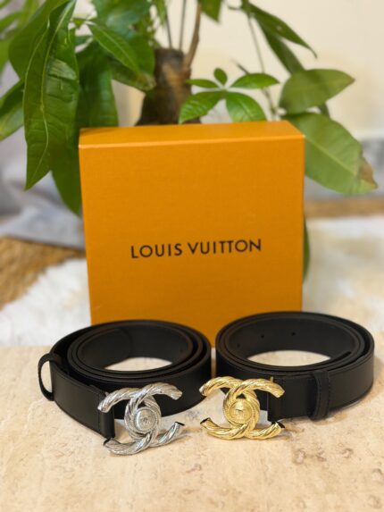 Chanel Twisted CC Leather Belts