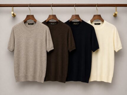Loro Piana Short-Sleeve Knit T-Shirts