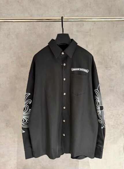 Chrome Hearts Oversized Back-Logo Shirts