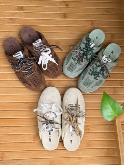 Miu Miu x New Balance Backless Sneakers