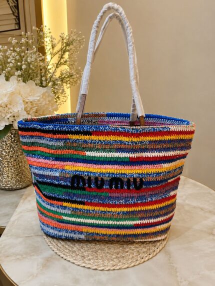 Miu Miu Crochet Tote Bags