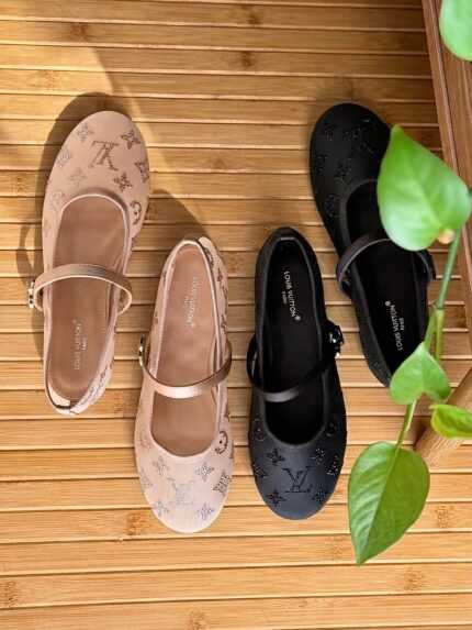 Louis Vuitton Mary Jane Ballet Flats