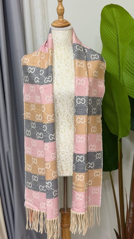 Gucci GG Monogram Wool Scarfs