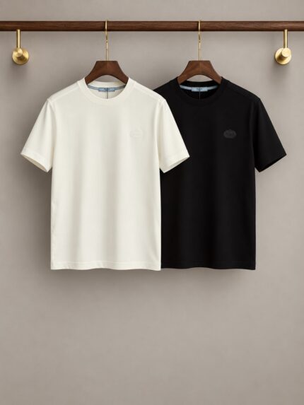 Prada Signature Emblem T-Shirts