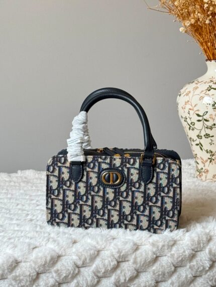 Christian Dior Mini Oblique Top-Handle Bag