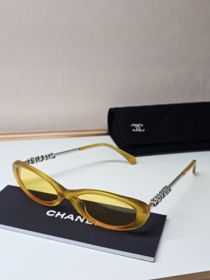 Chanel Oval Cat-Eye Sunglasses