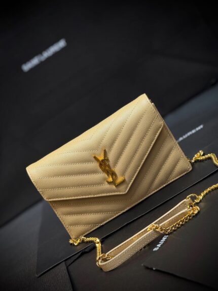 YSL Cassandre Envelope Wallet On Chain