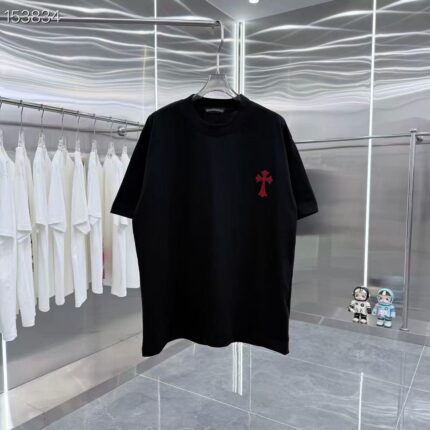 Chrome Heart Cross Logo Oversized T-Shirts
