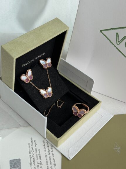 Van Cleef & Arpels Two Butterfly Necklace