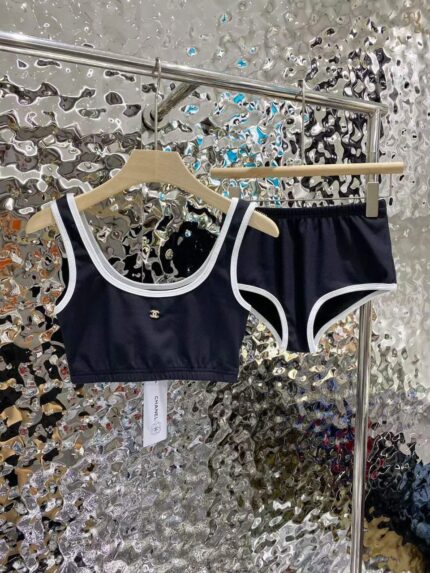 Chanel Sport Crop Bikini Set
