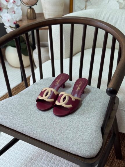 Chanel Iconic CC Leather Mules