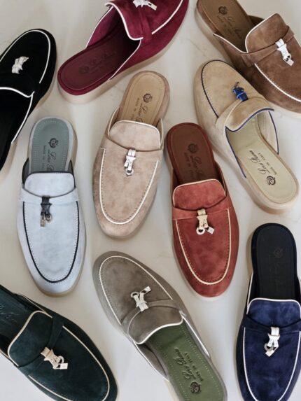 Loro Piana Charms Walk Babouche Loafers