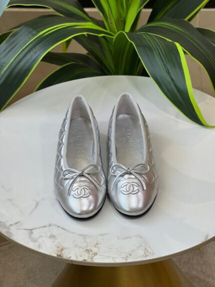 Chanel Quilted Ballerina Flats