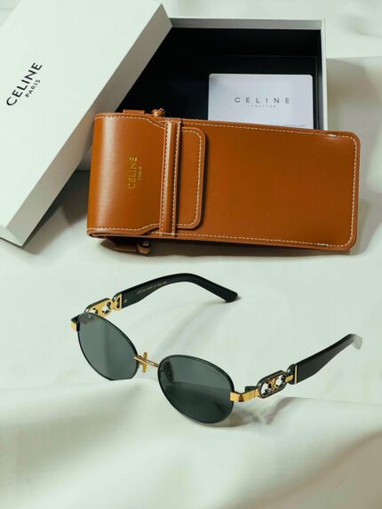 Celine Triomphe Oval Sunglasses