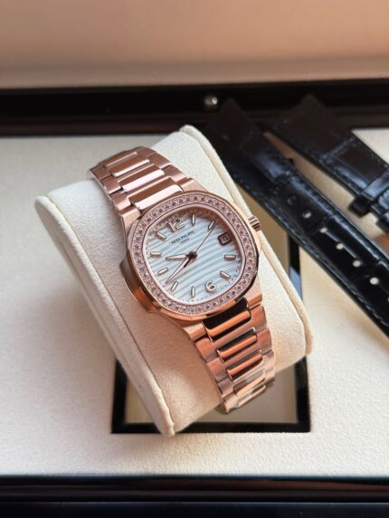 Patek Philippe Rose Gold Diamond Bezel