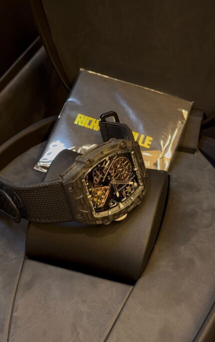 Richard Mille Carbon Tourbillon Skeleton Watch