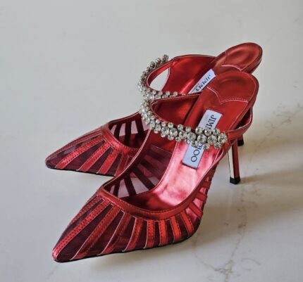 Jimmy Choo Crystal Strap Pumps