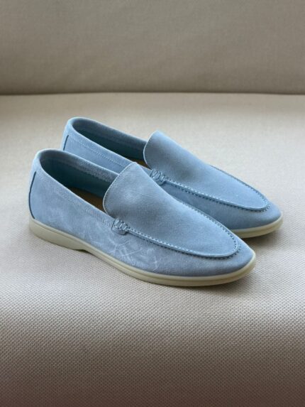 Loro Piana Iconic Suede Loafers