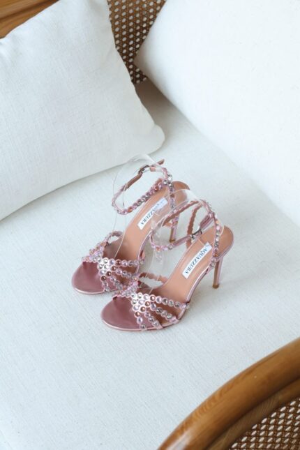 Aquazzura Tequila Crystal Embellished Sandal