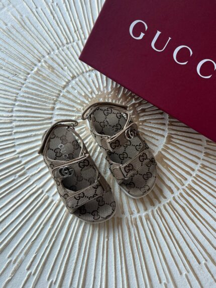 Gucci Kids GG Monogram Sandals