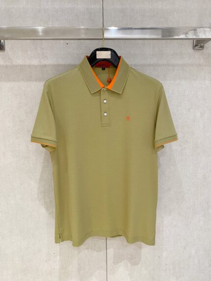Hermes Embroidered H Logo Polo Shirt