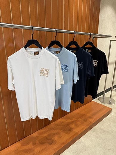 Loewe Anagram Embroidered T-Shirts