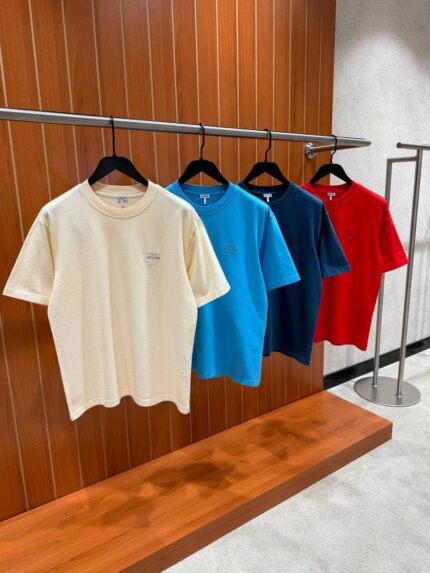 Loewe Anagram Embroidered T-Shirts