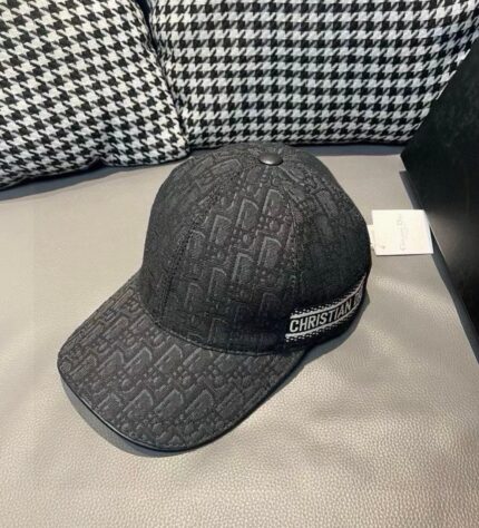 Christian Dior Oblique Embroidered Baseball Caps