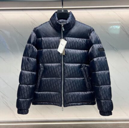 Christian Dior Oblique Hooded Puffer Jackets