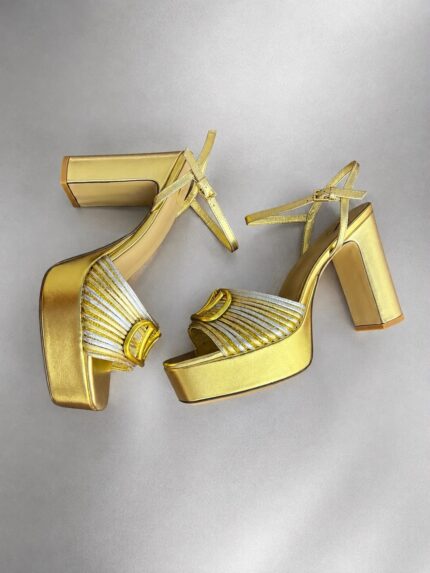 Valentino Garavani V Logo Signature Platform Sandals