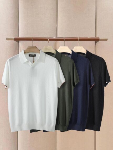 Loro Piana Knitted Polo Shirts