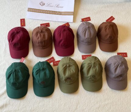 Loro Piana Embroidered Baseball Caps
