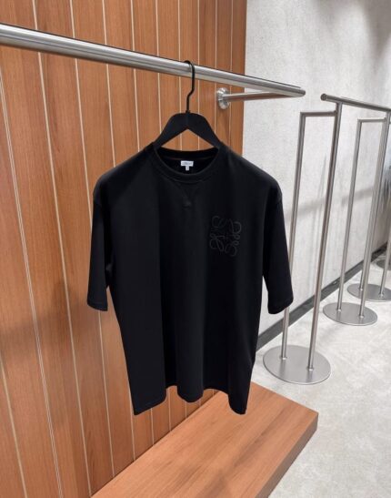 Loewe Anagram Embroidered Cotton T-Shirts