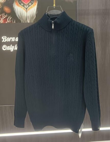 Loro Piana Knit Quarter-Zip Sweater