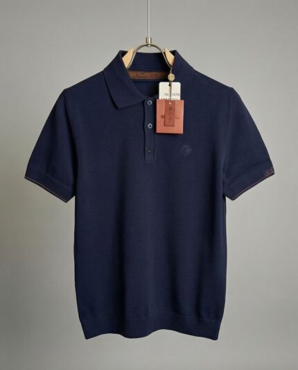 Loro Piana Knitted Polo Shirt