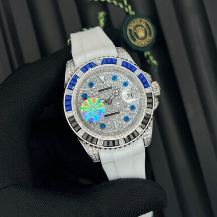 Rolex Oyster Perpetual Submariner Date Iced-Out Watches