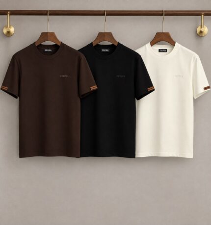 Zegna Embroidered T-Shirts