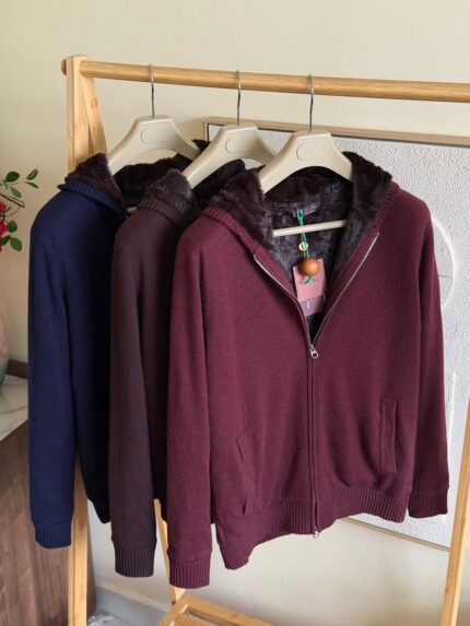 Loro Piana Cozy Fur-Lined Hooded Zip Jackets